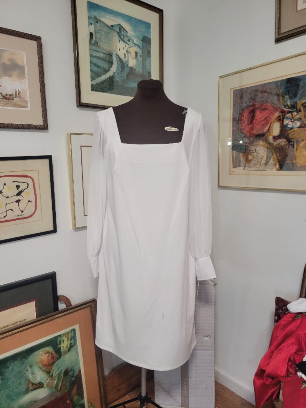 NWT White Dress by Shelby & Palmer Size 16